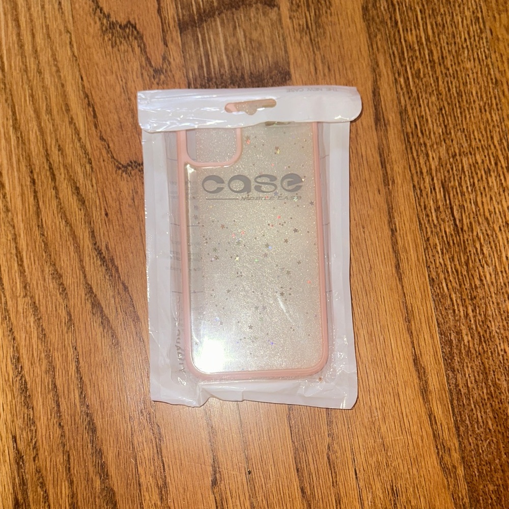 COS Glitter Sparkle Phone Case - Pink and Gold